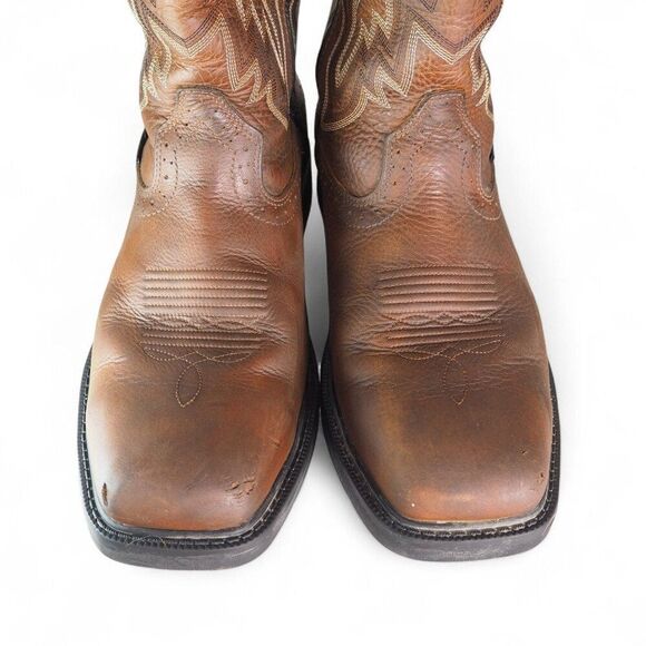 Wolverine Rancher Steel Toe Wellington Work Boots Brown W080150 Men's 12M - Picture 4 of 12